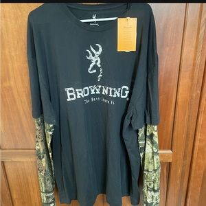 NWT Browning Long sleeve cotton shirt